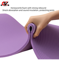 CZFIT Nuevo Tapete de Yoga Silencioso y Grueso Personalizable, Apto para Ejercicio en Casa, Material Antideslizante y Anticaídas, Fácil de Limpiar