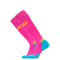 Chaussettes de sport unisexes montantes, tricotées, à impression numérique, avec logo intégré, séchage rapide, compression, respirantes, anti-bactériennes, pour l'automne