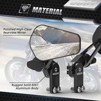 NICECNC Schnellklapp-Spiegel für Yamaha Tenere 700 MT09 Gebohrte Montagespiegel für BMW R1200GS R1250GS Adventure R1200 GSA R1250 GSA