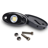 Luz LED para Coche HAIYUAN, 2 Pulgadas, 9W, Color Blanco Puro, Azul, Ámbar, Luz LED para Debajo del Coche, Universal