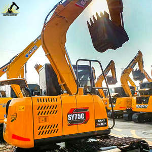 รถขุดตีนตะขาบ Sany SY75 มือสองสภาพดี พร้อมเครื่องยนต์ Isuzu รุ่นปี 2023 ความจุบุ้งกี๋ 0.3 ลูกบาศก์เมตร เหมาะสำหรับการขยายท่าเรือ - Product Image 4