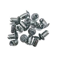 Serrure à 1/4 de tour sous coupure Dzus, fixation en acier de 3/8 po avec tête de 0,500 po pour pièces de voiture de course et accessoires de Sprint Car