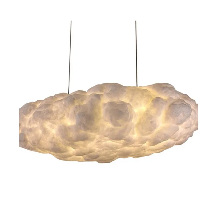 Nouveau nuage de lumière pendentif flottant personnalisé de décoration d'art de conception pour le salon d'intérieur salle à manger 2024