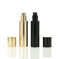 Botella de Perfume de Aluminio de 10 ml al por Mayor, Personalizable, con Tapa Magnética, Superficie Negra Dorada Brillante, Logotipo Personalizado OEM Disponible