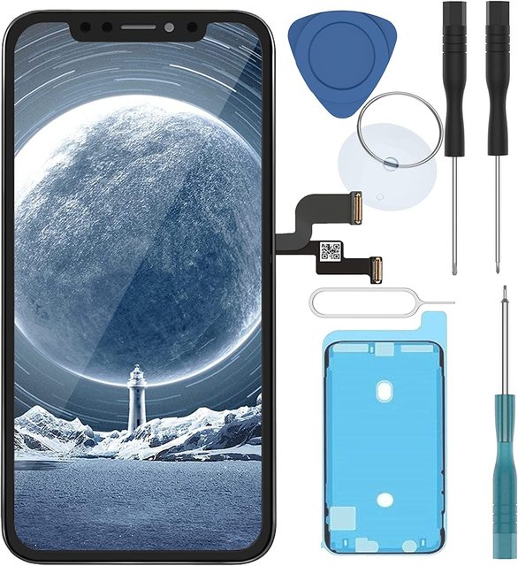MF High Quality Mobile Phone LCD Display Refurbished for iphone for iphone X Oem Refurbishment Display for iphone X True Tone