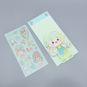 Kawaii Stationery Stickers Book for Kids Early Education Cute Cartoon Reusable Children's Stickers Perfect <strong>Gift</strong> Packaging <strong>Labels</strong> - Product Image 5