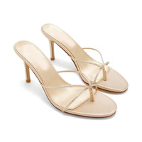 Nouvelles Sandales Femme 2026 à Talon de 8,5 cm avec Brides Croisées et Diamants Scintillants – Idéales pour l'Été et la Plage