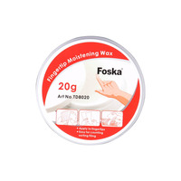 Foska 20g hydratant pour les doigts tampon inodore sans graisse non toxique pour le bureau pour saisir les factures comptage de documents tri