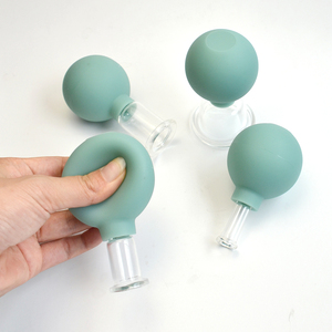 Kit de ventouses faciales en verre pour <span class=keywords><strong>massage</strong></span> sous vide <span class=keywords><strong>anti</strong></span>-<span class=keywords><strong>cellulite</strong></span> - PVC pour <span class=keywords><strong>massage</strong></span> corporel, drainage lymphatique et fascia - Product Image 4