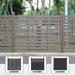 Cercado <span class=keywords><strong>de</strong></span> Wpc Sin privacidad compuesto 15mm 30mm espaciador valla <span class=keywords><strong>listones</strong></span> paneles para patio trasero - Product Image 3