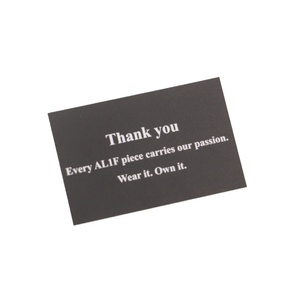 Biglietti da Visita Personalizzati Neri 90x50mm 450gsm con Laminazione Opaca Piantabile per Matrimoni, Uomini, Donne, Pubblicità, Servizi e Chiamate - Product Image 6