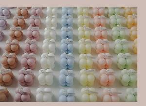Cubo burbuja vela perfumada Color encantador dormitorio sala de estar <span class=keywords><strong>aire</strong></span> fragante aromaterapia vela sin humo lindo foto Prop Decoración - Product Image 4