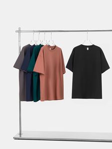 เสื้อยืดคัสตอม 230-320gsm หนัก ทรงโอเวอร์ไซส์ ไหล่ตก ผ้าฝ้าย 100% ปักลาย คอกลม เสื้อยืดผู้ชาย - Product Image 2