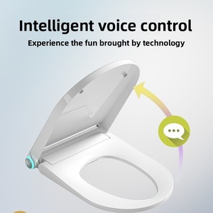 Copriwater Riscaldato con Pannello in PP, Temperatura Costante Intelligente, Luce Notturna, Telecomando, Coperchio a Forma di U/V, Lusso per la Casa - Product Image 3