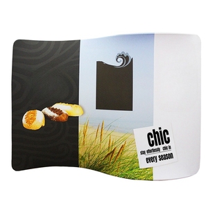 Aufrichtige Werbung für S-Form Tension Fabric Ausstellungs regale Aluminium rahmen 10 * 8ft Größe Gerade gebogene Designs für - Product Image 6