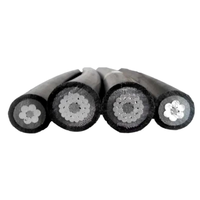 Conductor Aéreo de Aluminio de Media Tensión AAC de 15KV, Cable de Alimentación SAC con Aislamiento de PVC IP44 para Transmisión