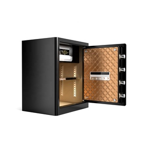 <b>Safe</b> <b>Box</b> for <b>Money</b> Hotel Electronic Fingerprint Lock Home Anti-Theft Solid Steel FB45F3 Solid Steel Construction Provides Maximu - Product Image 1