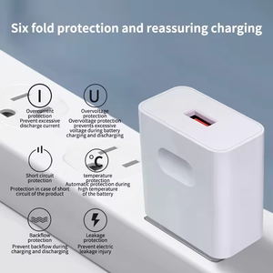 Cargador adaptador de corriente USB OEM 20W cabezal de carga súper rápida para Pro Max cargador de pared de teléfono móvil inteligente 3A 120W Compatible con Reino Unido/EE. UU. - Product Image 5