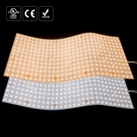 Lámina LED Flexible de Alta Eficiencia, Bicolor, Ajustable, 696 LED SMD2835, CRI90+, para Retroiluminación de Pantallas Publicitarias, 5 Años de Garantía