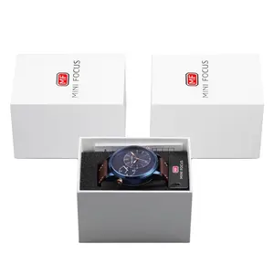 Мини фокус 4 вида цветов MFBX001 роскошный только коробка для часов бумажный держатель для ювелирных изделий и наручных часов коробка для хранения Органайзер чехол для подарка
