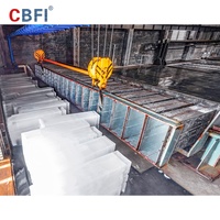 Machine à fabriquer des blocs de glace industriels de 3 à 150 tonnes, machine à glace en bloc automatique, ligne de production de blocs de glace
