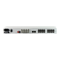 Multiplexeur téléphonique optique 16 canaux Voice FXO/FXS 4E1 4FE RS232