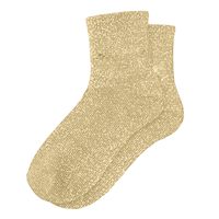 Chaussettes en tricot respirantes à fils dorés et argentés, brillantes et scintillantes, pour femmes, usage quotidien printemps, chaussettes personnalisées