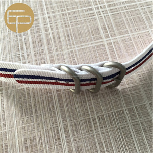 Encargo al por mayor precio bajo 16 18 20 22 24 26mm muchos colores 2 piezas Zulú de nylon de la raya reloj correa - Product Image 2