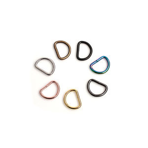 Grosir Aksesori Logam Harness Tali Perangkat Keras Kerah Anjing Cincin D Logam Campuran Seng Tahan Karat Mawar Emas Kualitas Tinggi 10 Hari - Product Image 1