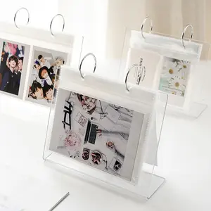 Calendrier de bureau en acrylique, mini album photo polaroid 3 pouces 5 pouces album photo