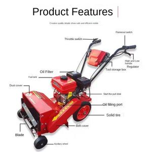 Petite machine multifonctionnelle à essence 170 pour micro-labourage, désherbage, ameublissement du sol et ouverture de sillons, avec fonction de motoculteur rotatif et de bêchage - Product Image 2