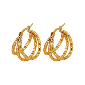 Boucles d'oreilles en acier titane plaqué PVD, inaltérables, de luxe léger haut de gamme pour femme, bijoux en gros - Product Image 5