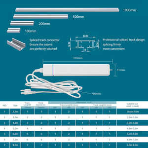<span class=keywords><strong>Zemismart</strong></span> ผ้าม่านไฟฟ้า WiFi Tuya อเล็กซาผู้ช่วย Google ควบคุมด้วยเสียงที่ปรับได้ - Product Image 6