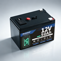 Paket Baterai Lifepo4 Tenaga Surya Off Grid 12V/48v, Papan Proteksi Terintegrasi Baterai Lithium Pilihan Kapasitas Beragam