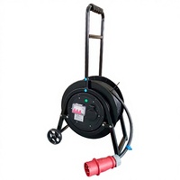 Prises électriques robustes 380V avec dispositif de protection contre les fuites, enrouleur de câble d'extension 100m 50m 40m