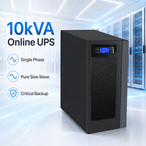 Alimentation sans interruption (ASI) monophasée 10 kVA 230 V 50 Hz à onde sinusoïdale pure pour centre de données UE, salle serveur et équipement de télécommunications - Product Image 1