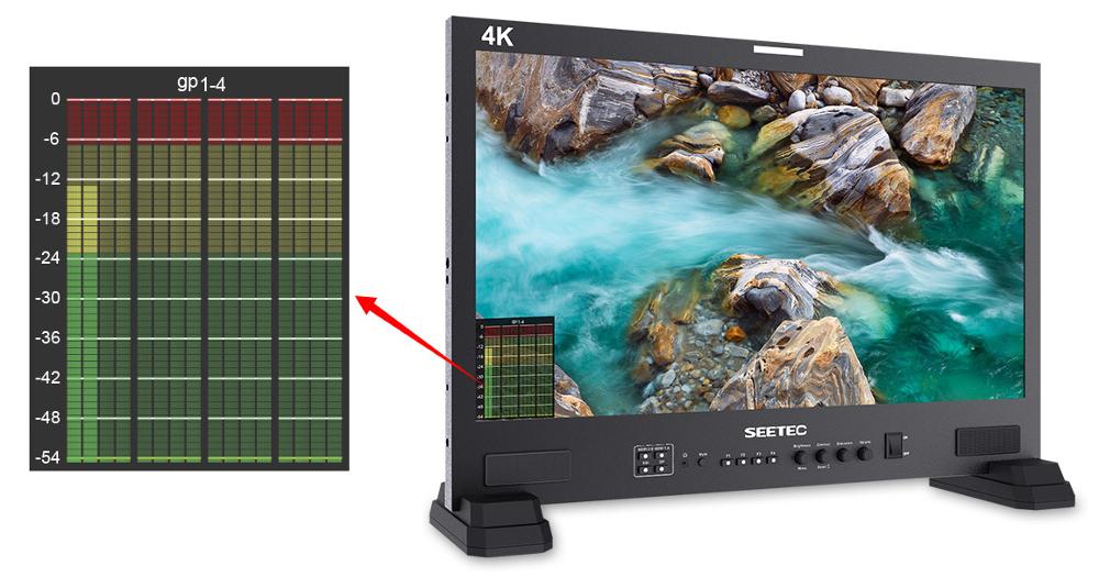 Seetec Lut215 21.5インチ フル3D LUT ブロードキャストスタジオ