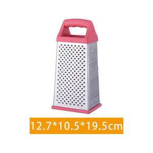 Éminceur multifonctionnel en acier inoxydable à 4 faces pour ail, pommes de terre, fromage et légumes, à commande manuelle - Product Image 6