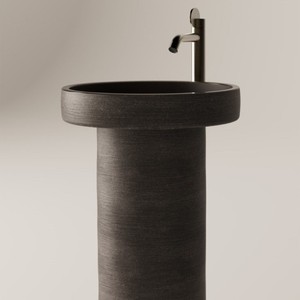 Agape Cenote lavabo moderno Freestanding per casa colonica o Hotel bagno marmo granito pietra materiale lavabo a mano - Product Image 2