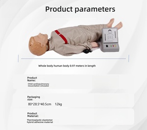 Maniquí de RCP Pediátrico YUYUE YY-CPR1 para Entrenamiento de Emergencia en Hospitales y Escuelas - Maniquí de Compresión Cardíaca Pediátrica de Termoplástico - Product Image 2