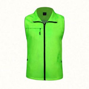 Chaleco de Trabajo sin Mangas de Lona de Poliéster Reversible Personalizado al por Mayor, Ropa de Verano Transpirable con Cualquier Logotipo para Trabajo Voluntario - Product Image 4