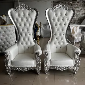 Luxury Silver Cheap King Throne Party Commercial Furniture In Atlanta Ga New Design For Sale