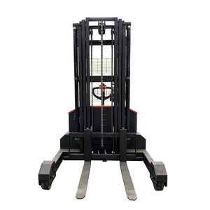 ワンゴン 格安価格 悪路対応 パレットスタッカー シングルコラム カウンターバランス式スタッカー セルフリフト 電動スタッカー - Product Image 3