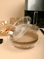 Plateau en papier silicone antiadhésif jetable pour friteuse à air