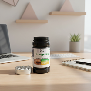 Premium ISO Certified 500mg Fenugreek Extract <strong>Capsules</strong> Promotes Breast Milk Digestive Health Support Adult Food - Product Image 1