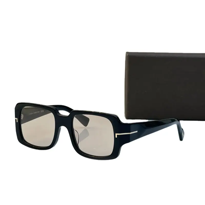 Computer Glasses Frames Sunglasses FT1035 Fashion Brand Design Acetate Blue Blocking Spectacle Optical Frame Anti Blue PC Women
