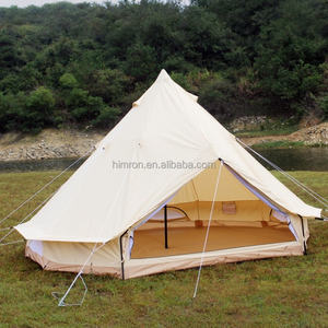 Yurte de luxe pour 8 personnes, tente de glamping jaune coupe-vent, Fire Rabbit Windstopper pour les fêtes en plein air, le <span class=keywords><strong>camping</strong></span>, une chambre - Product Image 4