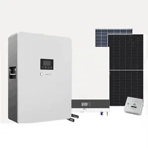 Een Kwaliteit Solat Paneel Zonnepaneel Kit Met Batterij En Inverter10kw 20kw 30kw 40kw 50kw Off Grid Zonne-Energie Systeem