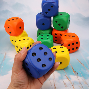 ของเล่นบีบลูกเต๋าแบบอินเทอร์แอคทีฟ Jincan ทำจากโฟม PU สีสันสดใส ช่วยคลายเครียด ของขวัญสนุกๆ สำหรับเด็กและงานปาร์ตี้ - Product Image 3