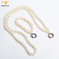 Chaîne de téléphone en perles mignonnes et élégantes 2026, nouvelle tendance, faite à la main, en perles d'eau douce, cordon de 32 cm, tendance pour iPhone